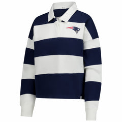 NFL New England Patriots '47 Women's Clubhouse Hall Raven Rugby Long Sleeve T-Shirt