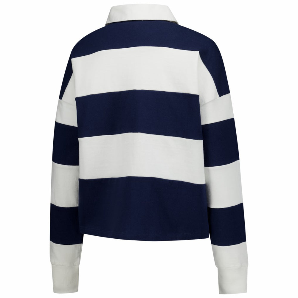 NFL New England Patriots '47 Women's Clubhouse Hall Raven Rugby Long Sleeve T-Shirt