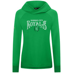 Kansas City Royals Levelwear Women's St. Patrick's Day Slender Raglan Hoodie - Green
