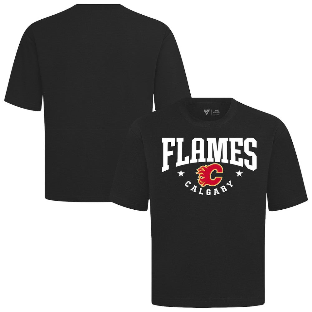 Calgary Flames Levelwear Luxe Signature Knit T-Shirt