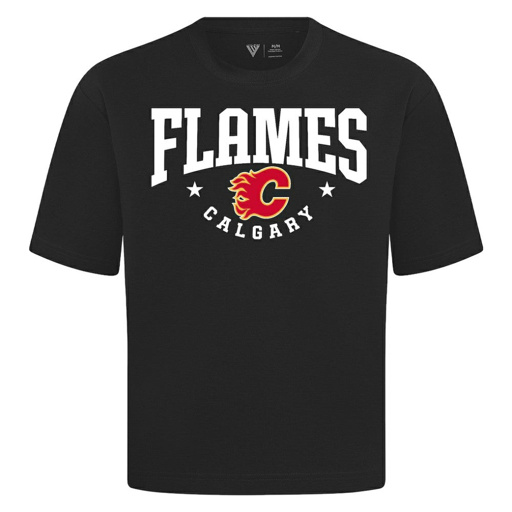 Calgary Flames Levelwear Luxe Signature Knit T-Shirt