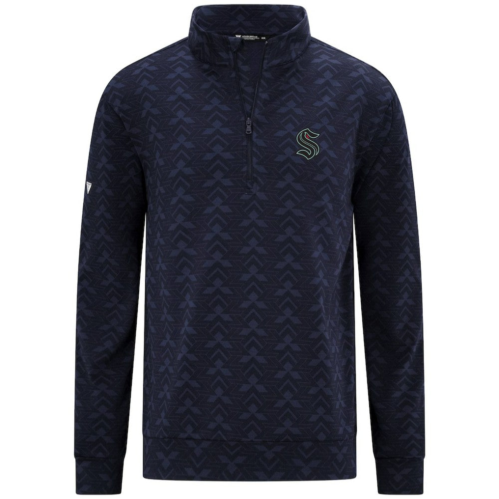 Seattle Kraken Levelwear Chameleon Quarter-Zip Sweatshirt
