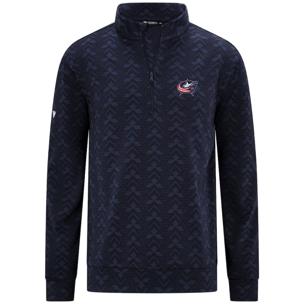 Columbus Blue Jackets Levelwear Chameleon Quarter-Zip Sweatshirt