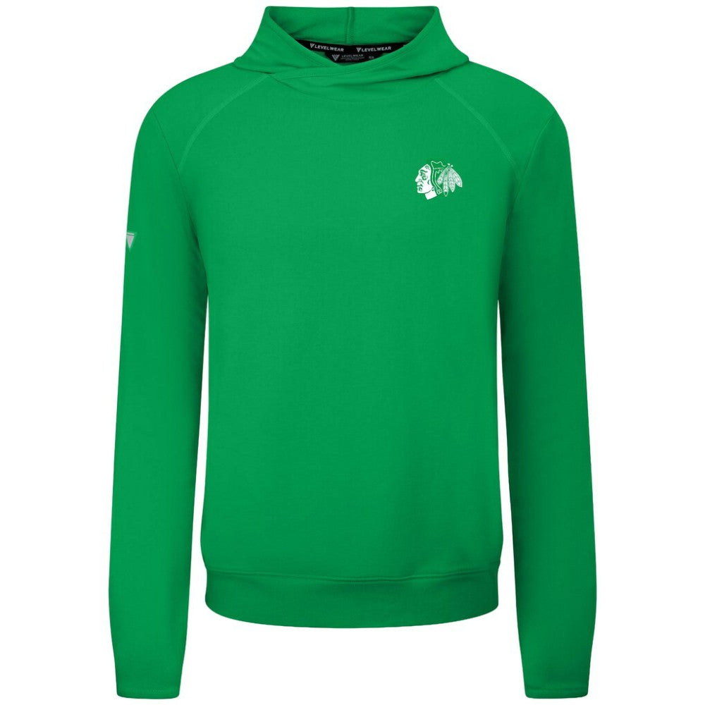 Chicago Blackhawks Levelwear St. Patrick's Day Mandate Tri-Blend Hoodie