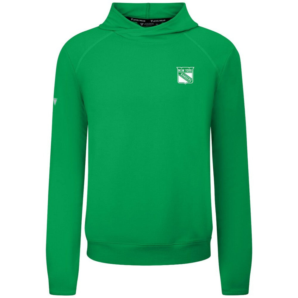 New York Rangers Levelwear St. Patrick's Day Mandate Tri-Blend Hoodie