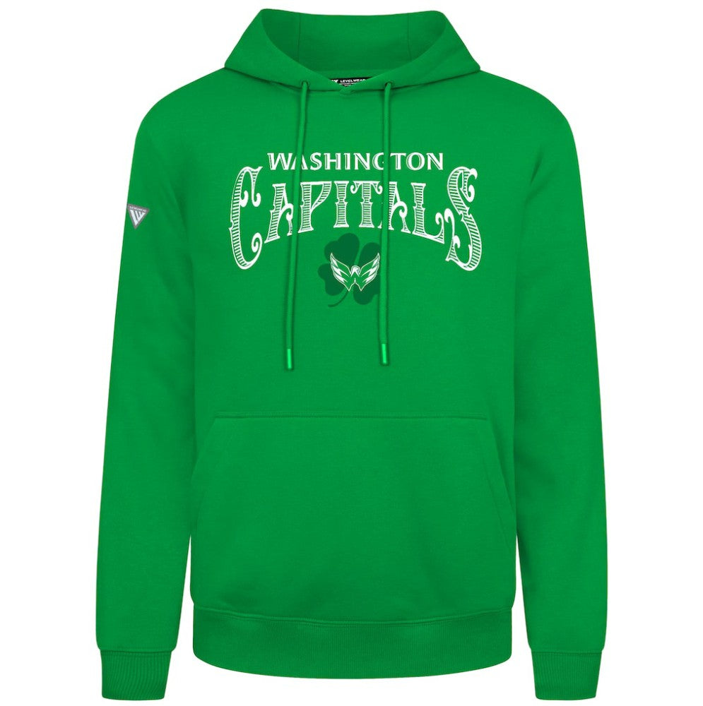 Washington Capitals Levelwear St. Patrick's Day Podium Hoodie
