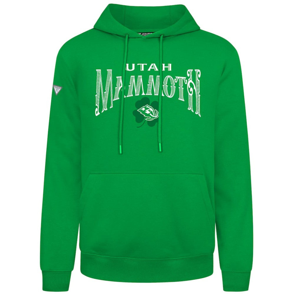 Utah Mammoth Levelwear St. Patrick's Day Podium Hoodie