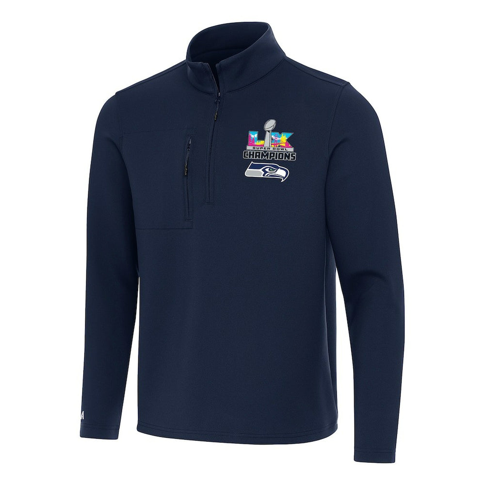 NFL Seattle Seahawks Antigua Super Bowl LX s Insider Quarter-Zip Pullover