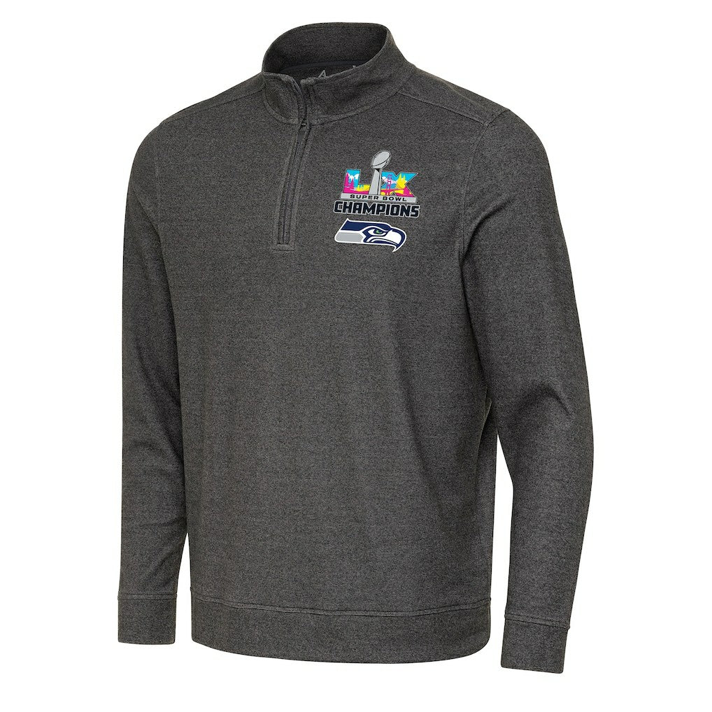 NFL Seattle Seahawks Antigua Super Bowl LX s Subtle Quarter-Zip Pullover