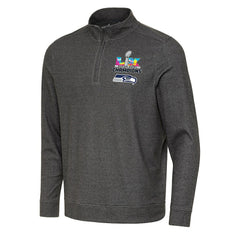 NFL Seattle Seahawks Antigua Super Bowl LX s Subtle Quarter-Zip Pullover