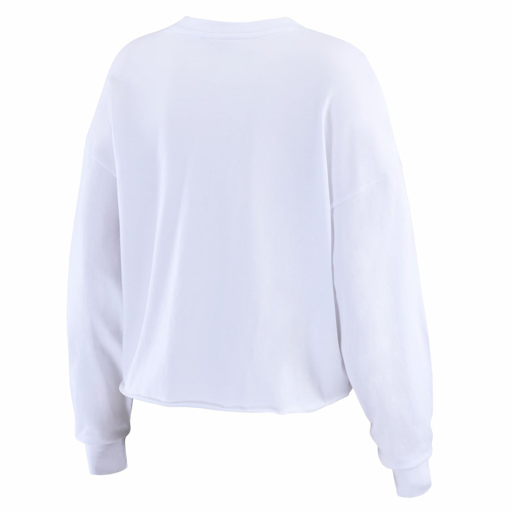 NFL Seattle Seahawks WEAR by Erin Andrews Women's Super Bowl LX s Cropped Long Sleeve T-Shirt