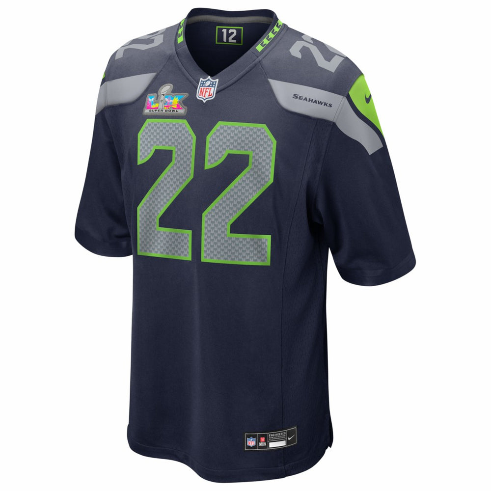 NFL Seattle Seahawks Rashid Shaheed  Super Bowl LX Patch Game Jersey