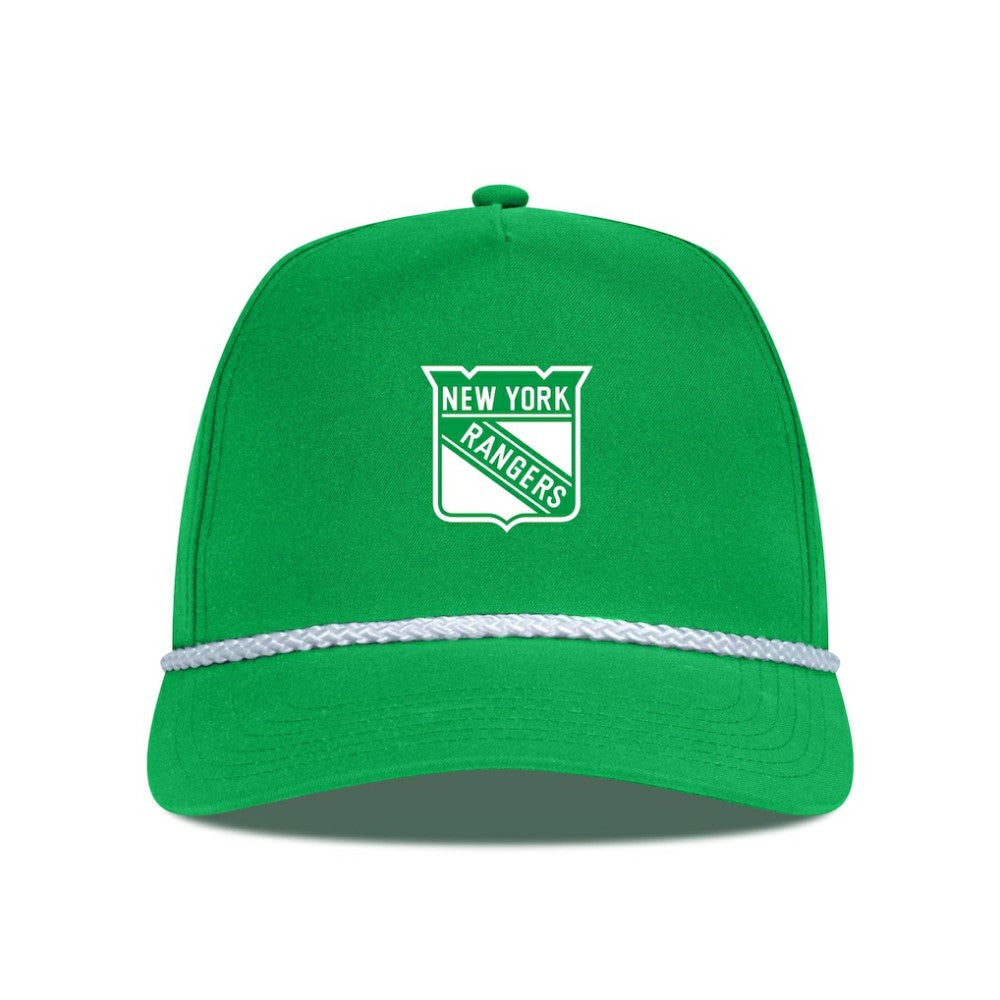 New York Rangers Levelwear St. Patrick's Day Gambit Rope Adjustable Hat