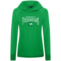 Nashville Predators Levelwear Women's St. Patrick's Day Slender Raglan Hoodie