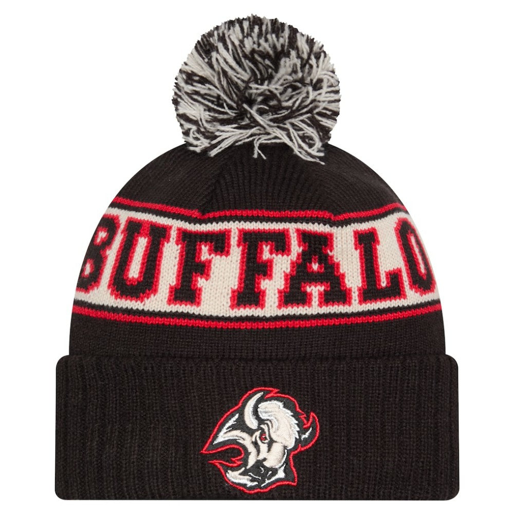 Buffalo Sabres New Era Retro Cuffed Knit Hat with Pom