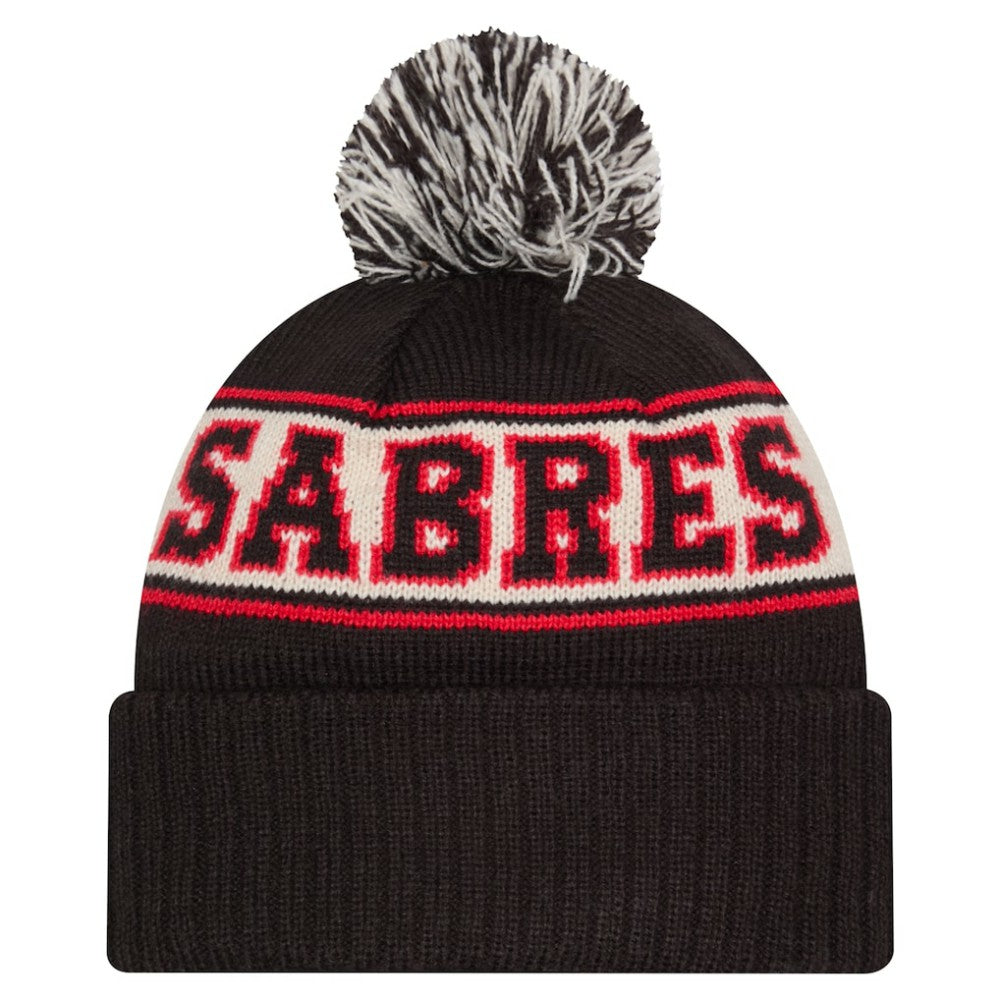 Buffalo Sabres New Era Retro Cuffed Knit Hat with Pom