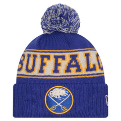 Buffalo Sabres New Era Retro Cuffed Knit Hat with Pom