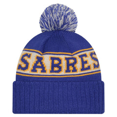 Buffalo Sabres New Era Retro Cuffed Knit Hat with Pom