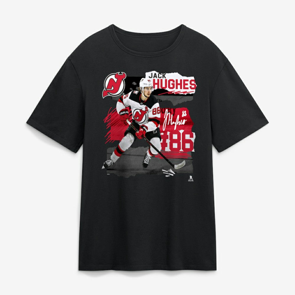 Jack Hughes New Jersey Devils Fresh Ice T-Shirt