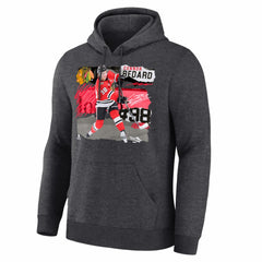 Connor Bedard Chicago Blackhawks Fresh Ice Hoodie