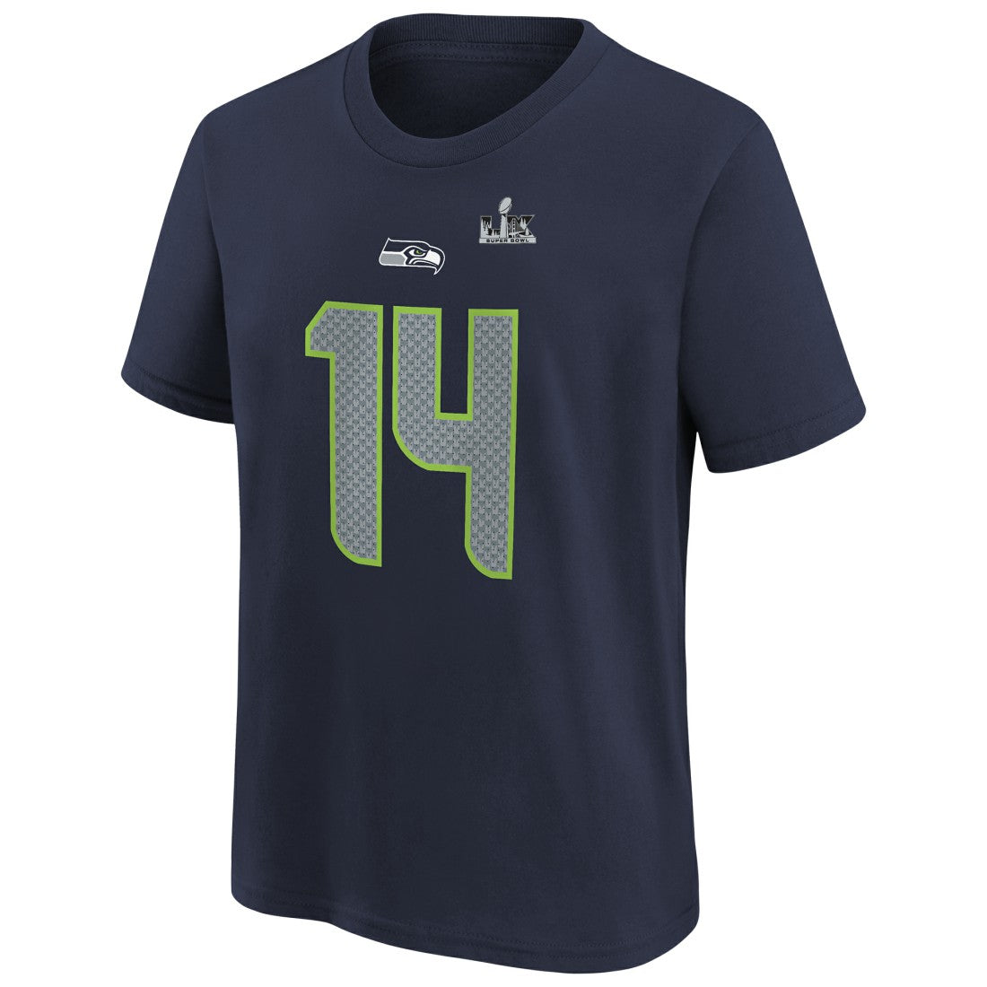 NFL Seattle Seahawks Sam Darnold  Youth Super Bowl LX Name & Number T-Shirt