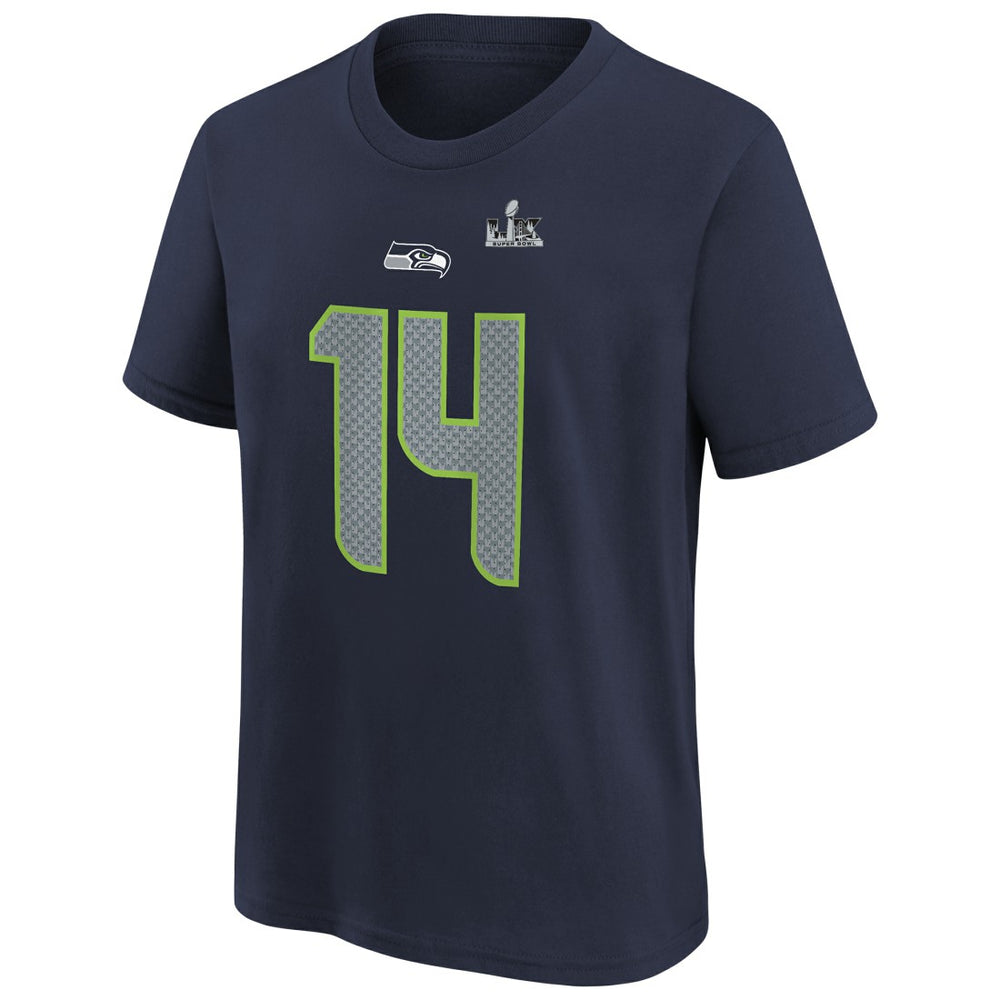 NFL Seattle Seahawks Sam Darnold  Youth Super Bowl LX Name & Number T-Shirt