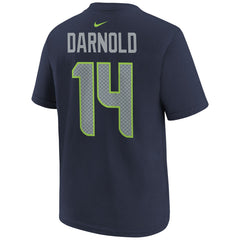 NFL Seattle Seahawks Sam Darnold  Youth Super Bowl LX Name & Number T-Shirt