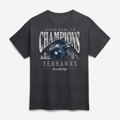 NFL Seattle Seahawks Super Bowl LX Champions Big & Tall Prestigious Run T-Shirt
