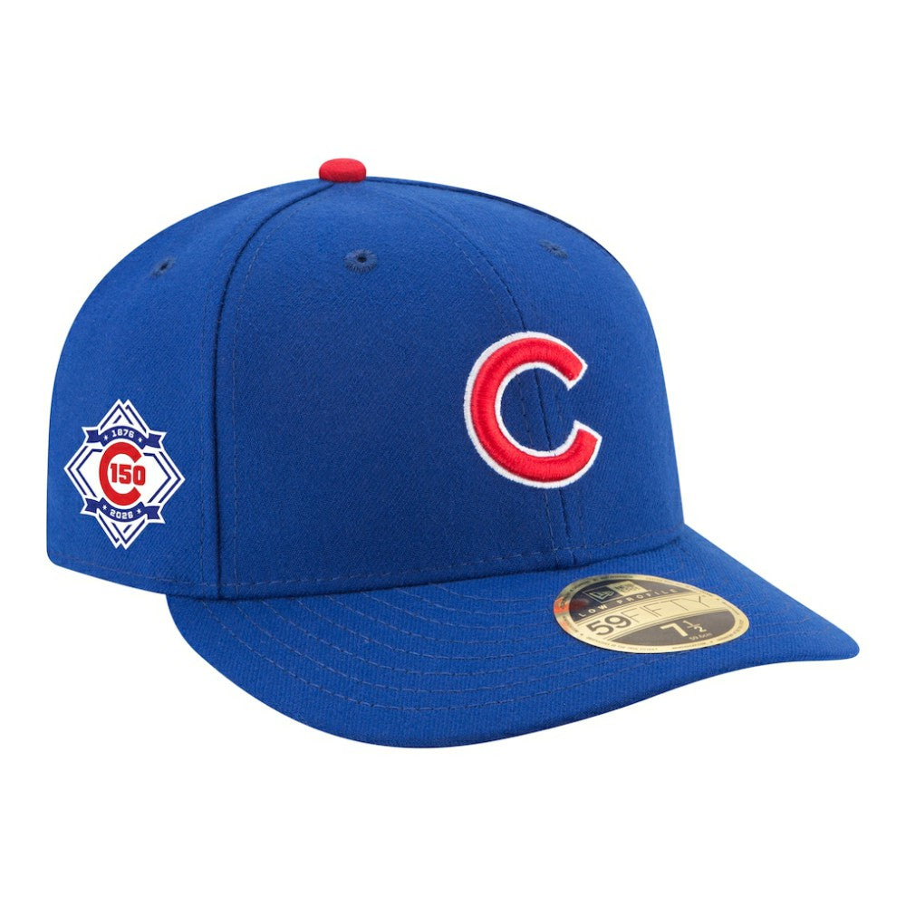 Chicago Cubs 150th Anniversary Low Profile 59FIFTY Fitted Hat - Royal | New Era