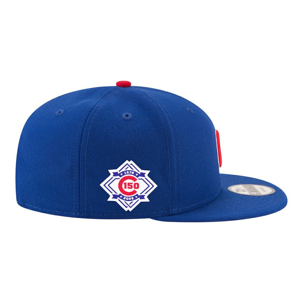 Chicago Cubs 150th Anniversary 9FIFTY Snapback Hat - Royal | New Era