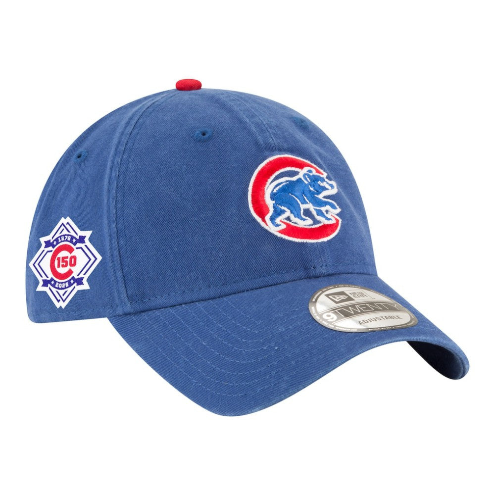 Chicago Cubs 150th Anniversary Casual Classic Adjustable Hat - Blue | New Era