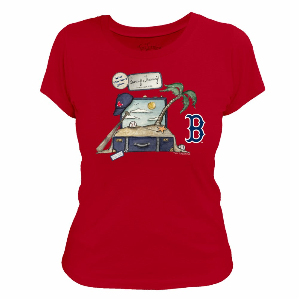 Boston Red Sox Tiny Turnip Women's 2026 Spring Training T-Shirt - Red
