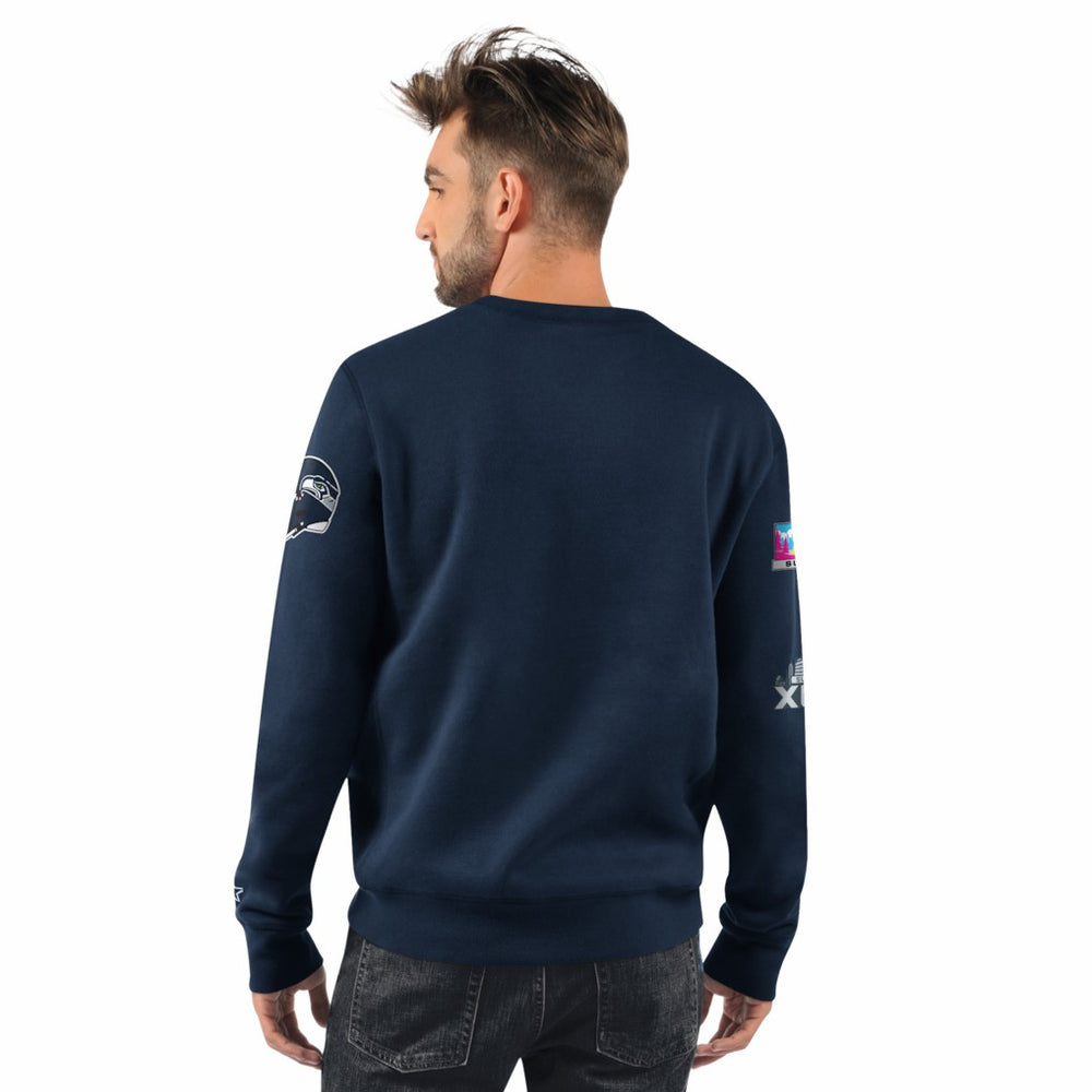 NFL Seattle Seahawks Starter Two-Time Super Bowl s Classic Fleece Sweatshirt