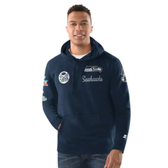 NFL Seattle Seahawks Starter Two-Time Super Bowl s Classic Fleece Hoodie