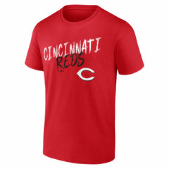 Cincinnati Reds  Hustle Personalized Name & Number T-Shirt - Red