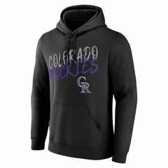 Colorado Rockies  Hustle Personalized Name & Number Hoodie - Black