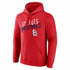 St. Louis Cardinals  Hustle Personalized Name & Number Hoodie - Red