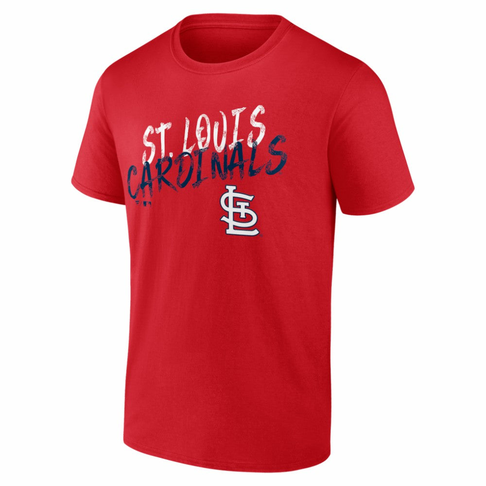 St. Louis Cardinals  Hustle Personalized Name & Number T-Shirt - Red