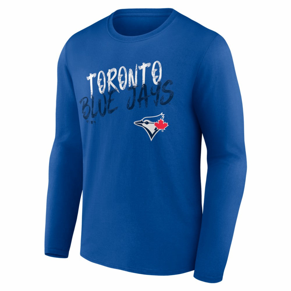 Toronto Blue Jays  Hustle Personalized Name & Number Long Sleeve T-Shirt - Royal