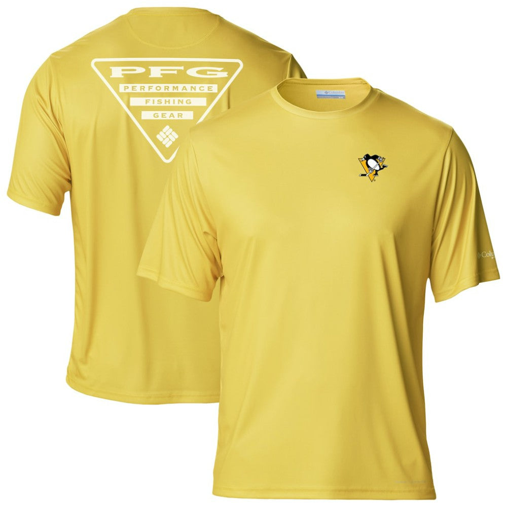 Pittsburgh Penguins Columbia PFG Terminal Tackle Omni-Shade T-Shirt