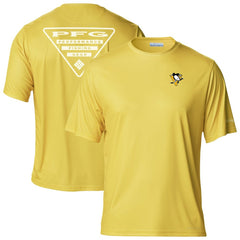 Pittsburgh Penguins Columbia PFG Terminal Tackle Omni-Shade T-Shirt