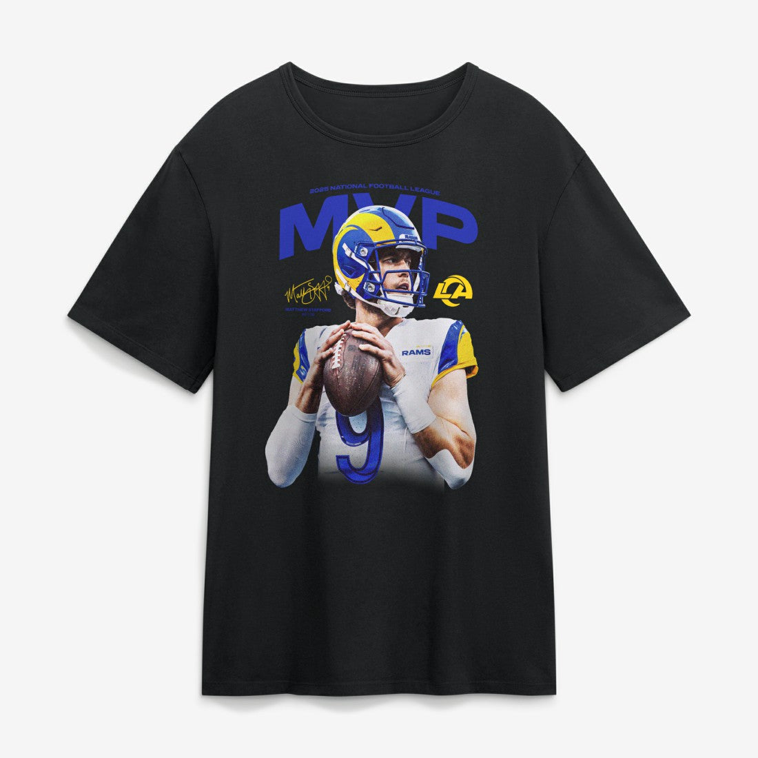 NFL Los Angeles Rams Matthew Stafford  2025 NFL MVP T-Shirt