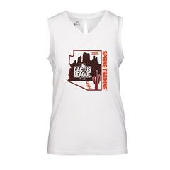 Chicago White Sox Levelwear Women's 2026 Spring Training Paisley Ball Bold Tank - White