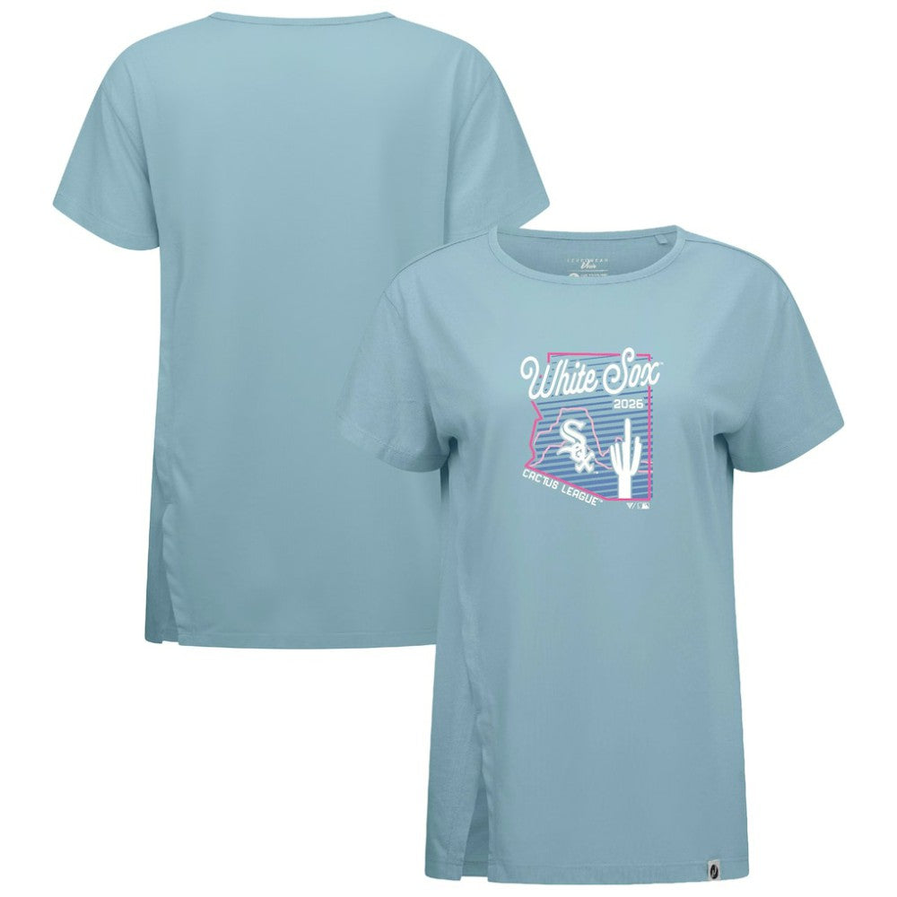 Chicago White Sox Levelwear Women's Influx Spring Training Sunrise Bold T-Shirt - Blue