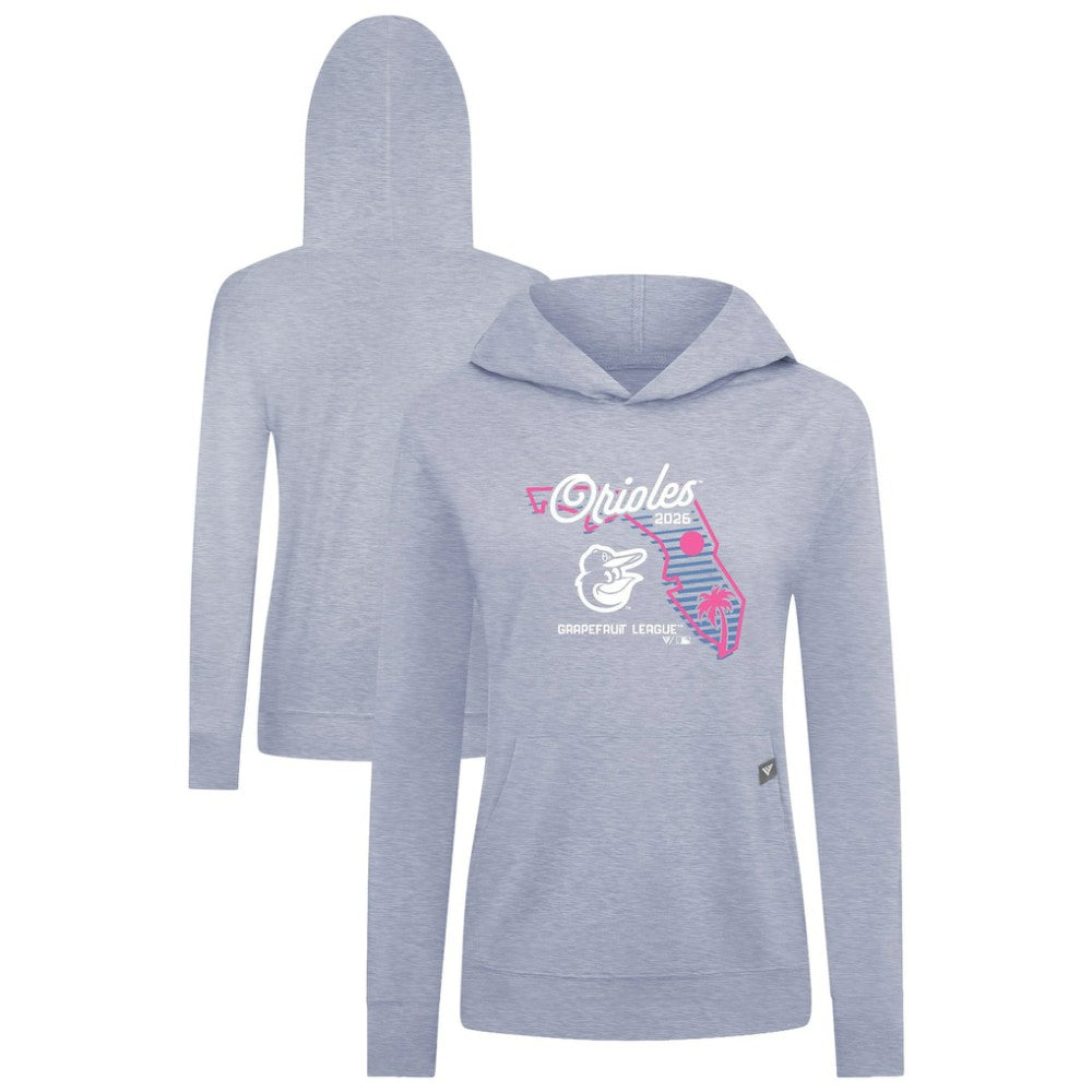 Baltimore Orioles Levelwear Women's Relay Spring Training Sunrise Bold Hoodie - Light Blue