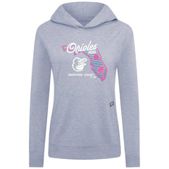 Baltimore Orioles Levelwear Women's Relay Spring Training Sunrise Bold Hoodie - Light Blue
