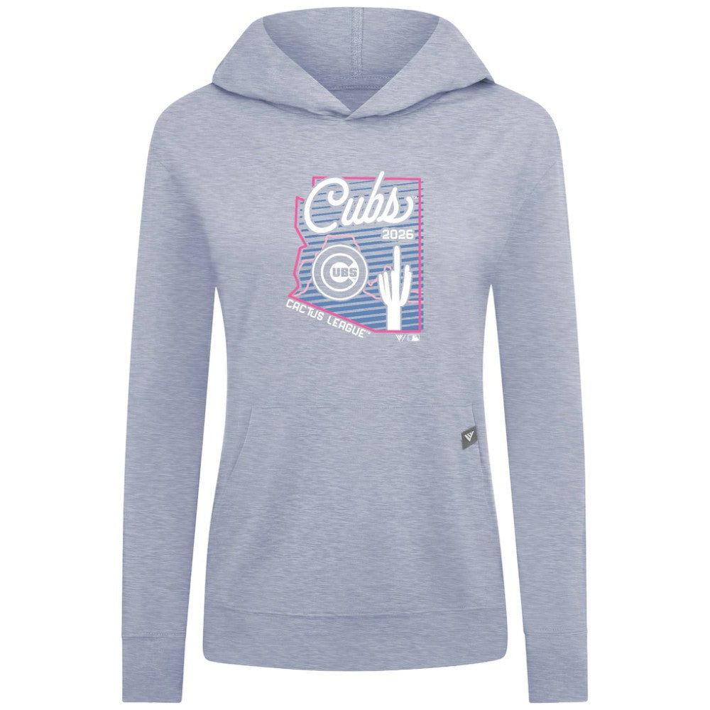 Chicago Cubs Levelwear Women's Relay Spring Training Sunrise Bold Hoodie - Light Blue
