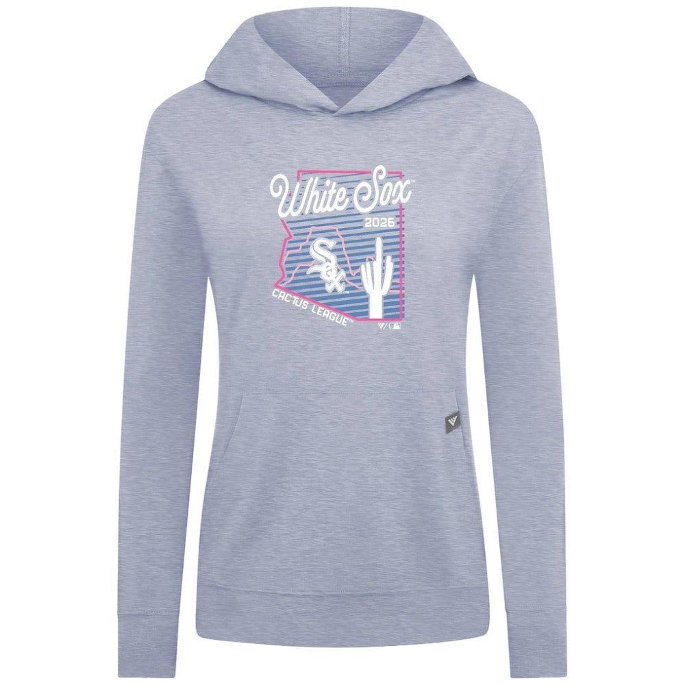 Chicago White Sox Levelwear Women's Relay Spring Training Sunrise Bold Hoodie - Light Blue