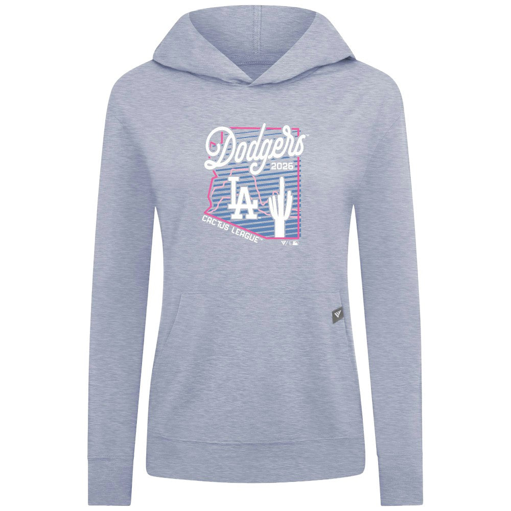 Los Angeles Dodgers Levelwear Women's Relay Spring Training Sunrise Bold Hoodie - Light Blue