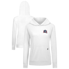 Chicago Cubs Levelwear Women's Relay Spring Break Panoramic Bold Hoodie - White